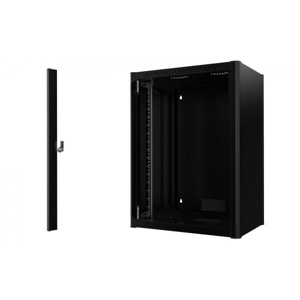 Lanview RWM16U45BL rack 16U Da parete Nero (19'' 16U Rack Wall Mount 600 - x 450 x 823mm - Black - Warranty: 60M)