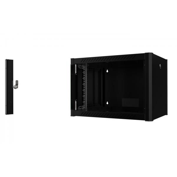 Lanview RWP07U45BL rack 7U Da parete Nero (19'' 7U Rack Wall Mount Pro - 600 x 450 x 423mm - Black - Warranty: 60M)