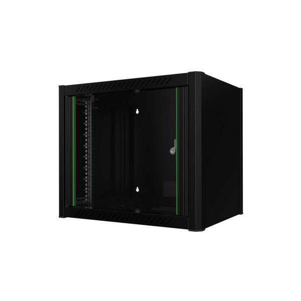 Lanview RWM09U45BL rack 9U Da parete Nero (19'' 9U Rack Wall Mount 600 x - 450 x 512mm - Black - Warranty: 60M)
