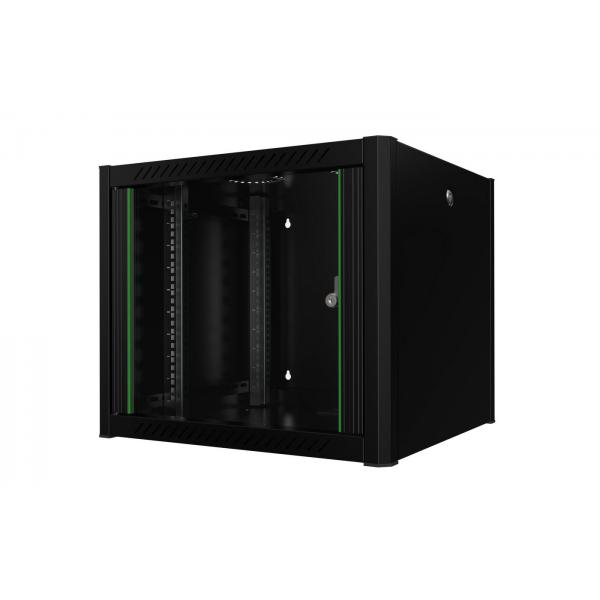 Lanview RWP09U56BL rack 9U Da parete Nero (19'' 9U Rack Wall Mount Pro - 600 x 560 x 512mm - Black - Warranty: 60M)