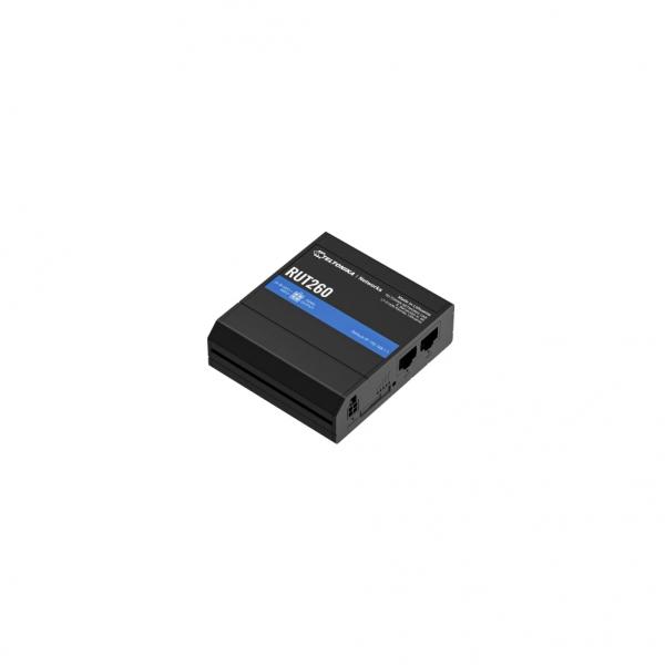 Teltonika RUT260 dispositivo di rete cellulare Router di rete cellulare (RUT260 [EU] WiFi/4G CAT6 - Router standard version EU - PSU - Warranty: 24M)