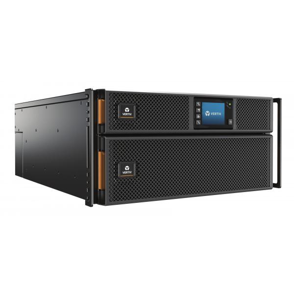 Vertiv Liebert GXT5-6000IRT5UXLN gruppo di continuità [UPS] Doppia conversione [online] 6 kVA 6000 W 8 presa[e] AC (Vertiv Liebert GXT5 1ph UPS 6kVA input plug - hardwired 5U output â?? 230V hardwired output socket groups [6]C13 & [2]C19 rackmount kit RDU101 Communications Card 3-year warranty)