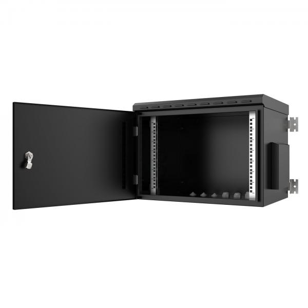 Lanview RWMIP55W07U45B rack 7U Nero (19 7U IP55 Wall mount - Cabinet 600 x 450 x 410mm - - Black - Warranty: 60M)