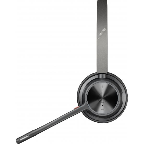 Poly Voyager 4320 - Customer Special 1 - Voyager 4300 series - headset - on-ear - Bluetooth - wireless - active noise cancelling - USB-C via Bluetooth adapter - black - UC certified