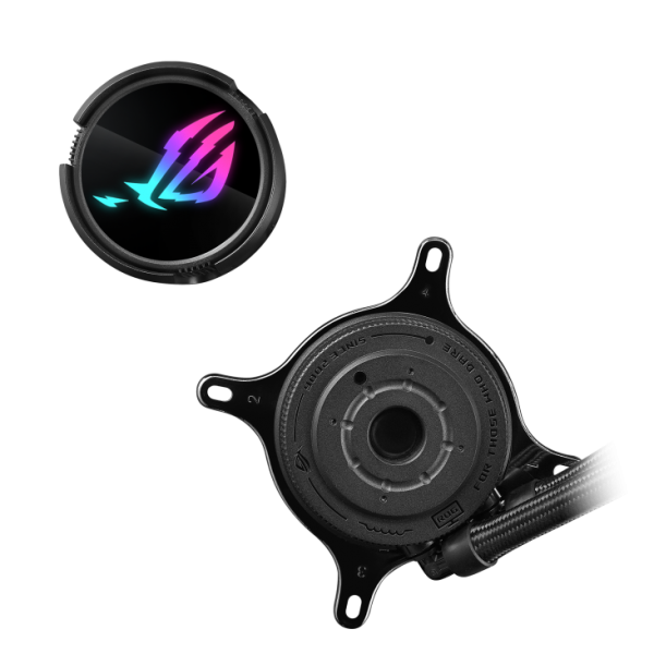 ASUS ROG Strix LC III 240 ARGB Processore Kit di raffreddamento a liquido 12 cm Nero (Asus ROG STRIX LC III 240 ARGB Liquid CPU Cooler, 240mm, 7th Gen v2 Asetek Pump, ARGB Fans, Rotatable Water Block)