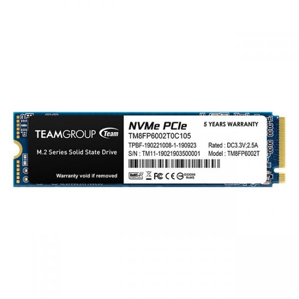 Team Group MP33 2 TB M.2 PCI Express 3.0 NVMe 3D NAND (Team 2TB MP33 M.2 NVMe Gen3 SSD, M.2 2280, PCIe3, R/W 1800/1500 MB/s)