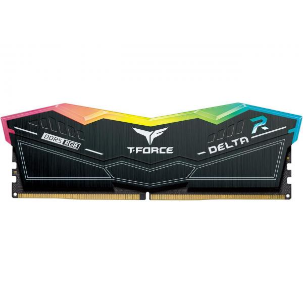 Team Group FF3D532G7200HC34ADC01 memoria 32 GB 2 x 16 GB DDR5 7200 MHz (Team T-Force Delta RGB 32GB Kit [2 x 16GB], DDR5, 7200MHz [PC5-57600], CL34, ECC, AMD EXPO & XMP 3.0, PMIC, DIMM Memory, Black)