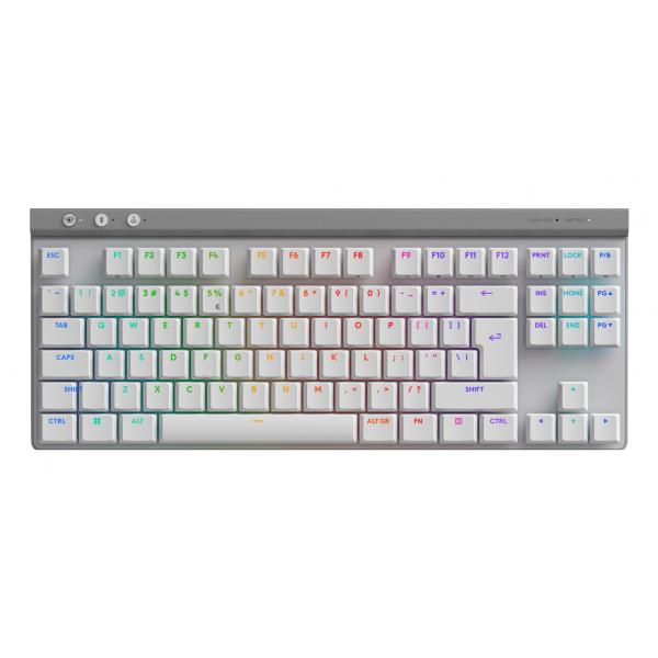 Logitech G G515 LIGHTSPEED TKL (G515 LIGHTSPEED TKL KB - WHITE - US INTL - EMEA28I-935) - Versione Tedesca