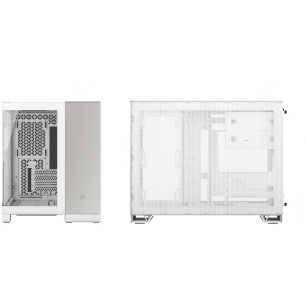 Corsair CC-9011289-WW computer case Midi Tower Grigio, Bianco (CORSAIR 2500X MICRO ATX CASE WHT/GREY)