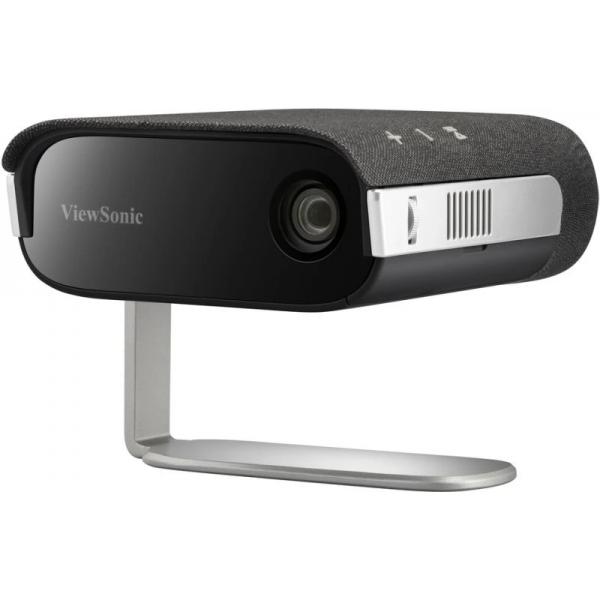 Viewsonic M1S videoproiettore Proiettore a corto raggio LED WVGA [854x480] Nero, Argento (M1S - Projector, WVGA - [854x480], 360LL, LED light - source, TR1.2 , 25dB noise level[Eco], HarmanKardon 3W SPK x2 [w/cube] - Warranty: 36M)