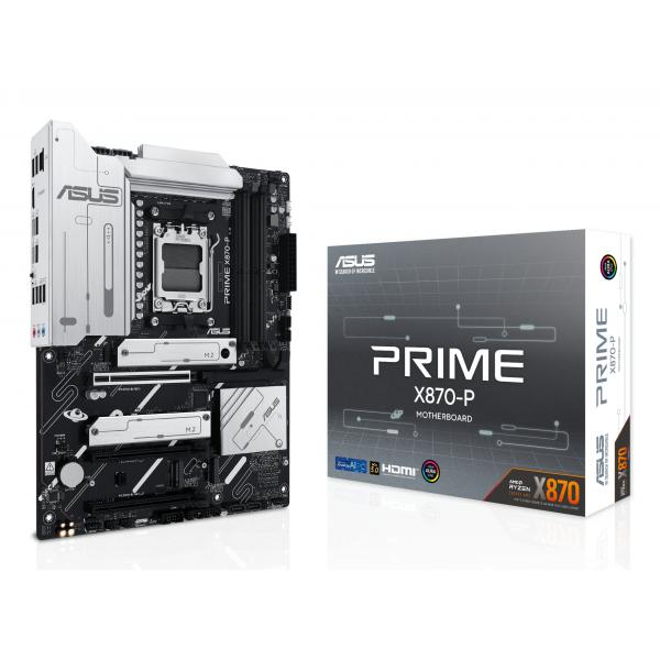 ASUS PRIME X870-P AMD X870 Socket AM5 ATX (Asus PRIME X870-P, AMD X870, AM5, ATX, 4 DDR5, HDMI, 2 USB4, 2.5G LAN, 4x M.2)