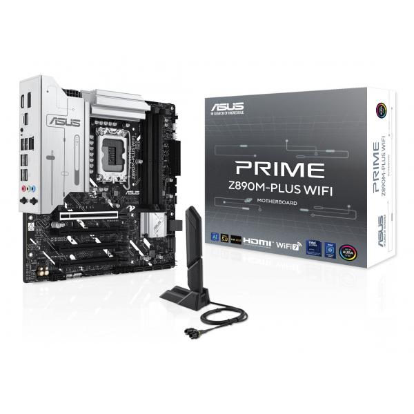 ASUS PRIME Z890M-PLUS WIFI Intel Z890 LGA 1851 [Socket V1] micro ATX (MB INT Z890M-PLUS PRIME WIFI D5 MATX)