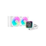 DeepCool LD240 Processore Raffreddatore di liquidi tutto in uno 12 cm Bianco 1 pz (DeepCool LD 240 AIO Liquid CPU Cooler, White, Universal Socket, 240mm Radiator, PWM 2400RPM Cooling Fans, Addressabl