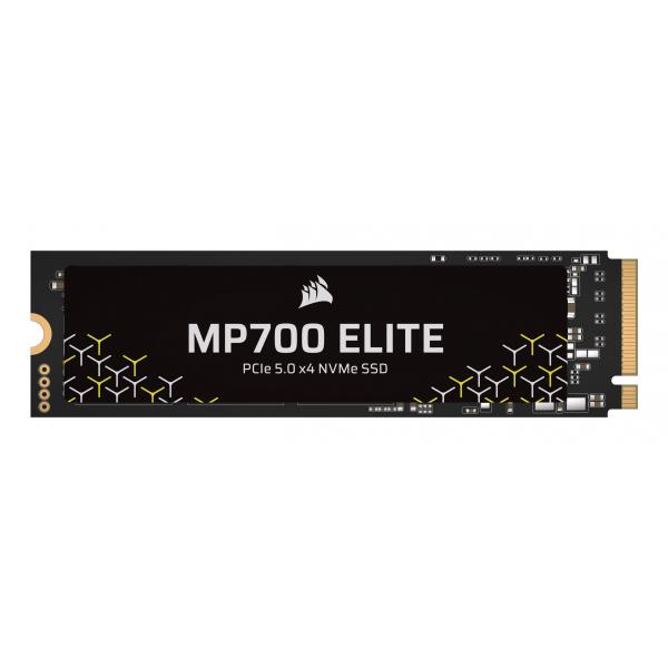 Corsair MP700 ELITE 1 TB M.2 PCI Express 5.0 NVMe 3D TLC NAND (CORSAIR MP700 ELITE - 1 TB - SSD - PCI)