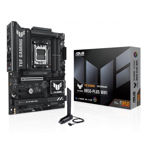 ASUS TUF GAMING B850-PLUS WIFI AMD B850 Socket AM5 ATX (ASUS TUF GAMING B850-PLUS WIFI - motherboard - ATX - Socket)