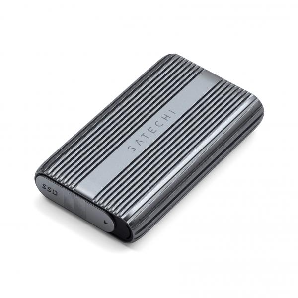 Satechi USB4 NVMe SSD Pro Box esterno SSD Grigio, Trasparente (Usb4 Nvme Ssd Pro Ssd - Enclosure Grey, Transparent - Warranty: 12M)