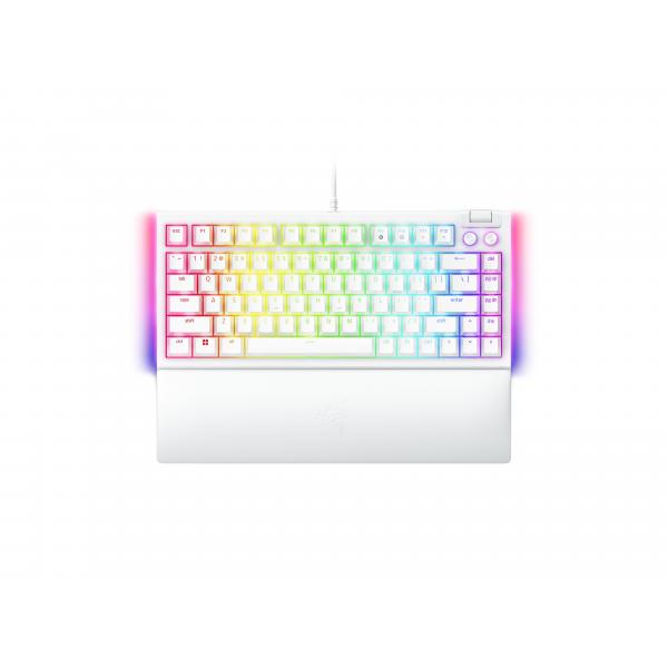 Razer BlackWidow V4 75% tastiera Gaming USB QWERTY Inglese US Bianco (Razer BlackWidow V4 75% Mechanical Gam)