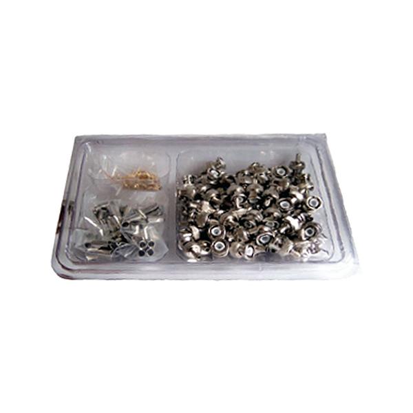 Cablenet BNC2-179D cavo di collegamento BNC Metallico (CNL 100PK BNC Crimp RG179 DIECAST)