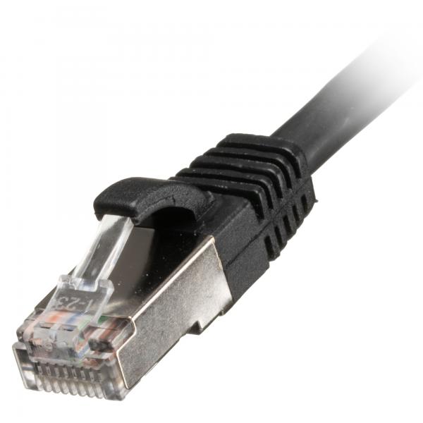 Cablenet CNL 100PK 2M C6a Bk SFTP Ls 26AWG SB cavo di rete Nero Cat6a S/FTP [S-STP] (CNL 100PK 2M C6a Bk SFTP Ls 26AWG SB)