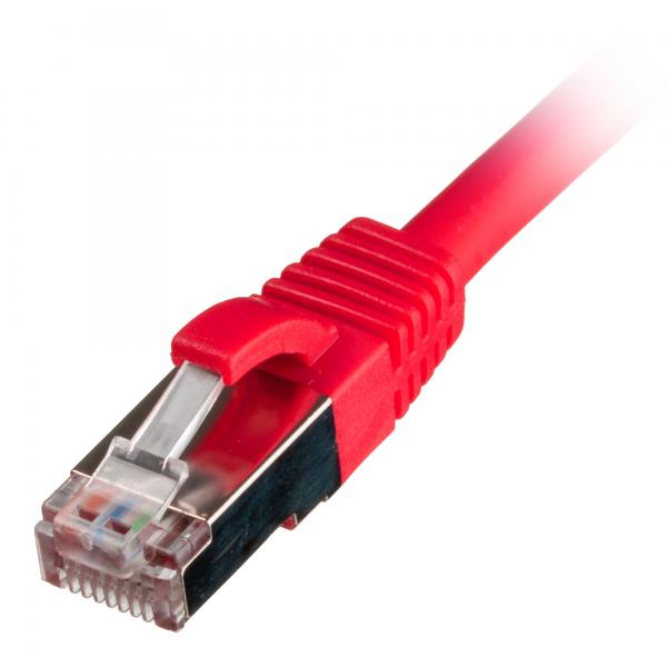 Cablenet CNL 100PK 0.3M C6a Rd SFTP Ls 26AWG SB cavo di rete Rosso 0,3 m Cat6a S/FTP [S-STP] (CNL 100PK 0.3M C6a Rd SFTP Ls 26AWG SB)