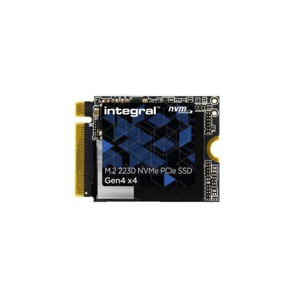 Integral AD088470-IN drives allo stato solido 1 TB M.2 PCI Express 4.0 NVMe (1TB-1024GB SSD M.2 2230 NVME 1.4 PCIe Gen4 x4 R-4900MBs W-3200MBs TBW 250 INTEGRAL [single-sided chips])