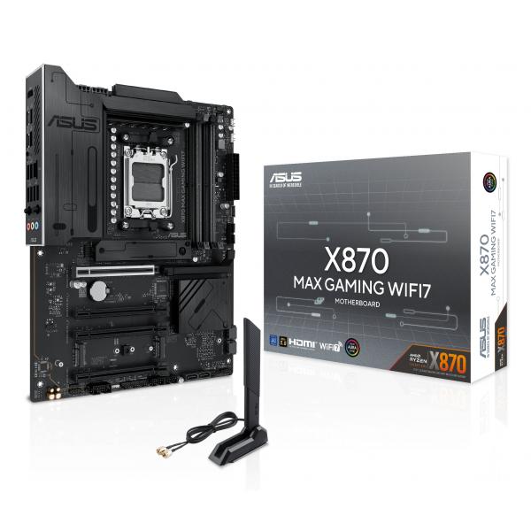 ASUS X870 MAX GAMING WIFI7 AMD X870 Socket AM5 ATX (ASUS AM5 X870 MAX GAMING WIFI7)
