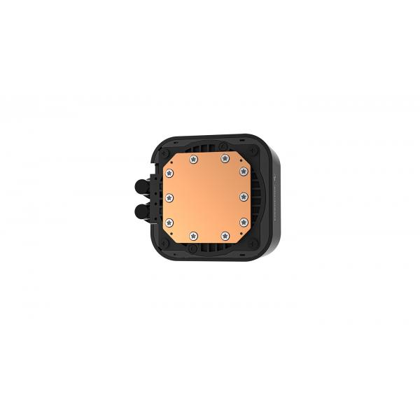 DeepCool LQ240 Processore Kit di raffreddamento a liquido 12 cm Nero 1 pz (DeepCool LQ240 240mm AIO Liquid CPU Cooler, Segment LCD Display, Dual ARGB PWM Fans, Anti-Leak Tech, DeepCreative Software, Intel LGA1851/1700 & AMD AM5/AM4 Compatible)