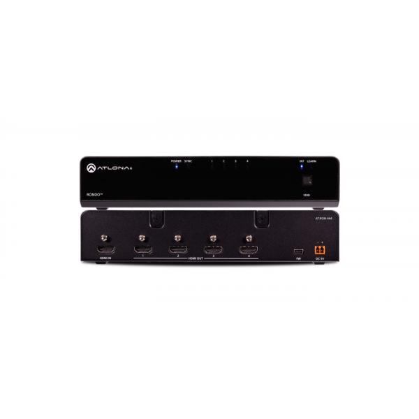 Atlona AT-RON-444 convertitore video Convertitore video attivo 4096 x 2160 Pixel (AT-RON-444 - 4K HDR 4-Output HDMI Distribution Amp)