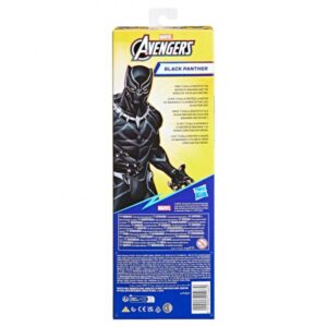 Figura Pantera Nera 30 cm, giocattolo Avengers Titan Hero Series per bambini dai 4 anni in su, Marvel