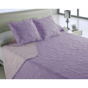 Trapunta Hosteline VEGAS Viola Matrimoniale 240 x 260 cm (3 Pezzi)