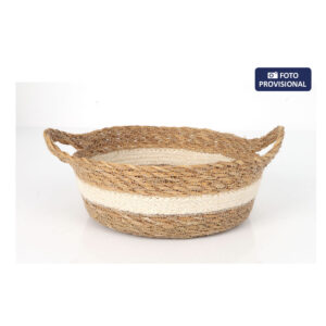 Scatola portaoggetti Privilege Privilege vimini Ø 27 x 9 cm (8 Unità)