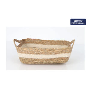 Scatola portaoggetti Privilege vimini 20 x 15 x 7 cm (18 Unità)