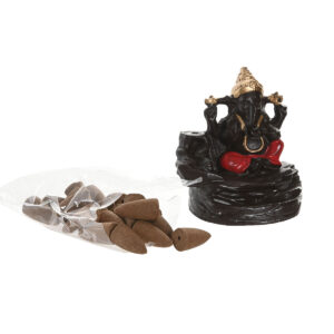 Supporto Home ESPRIT Ceramica Mandala Indiano 13 x 8 x 12,5 cm Incenso (6 Unità)