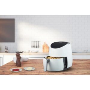 MEDION MD 19279 Singolo 5 L Indipendente 2000 W Friggitrice ad aria calda Nero, Bianco