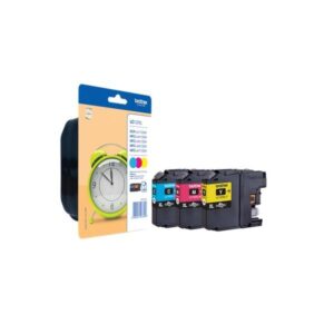 ORIGINAL Brother Multipack ciano / magenta / giallo LC-125XL LC125XLRBWBPDR 3 cartucce d'inchiostro LC125: C+M+Y