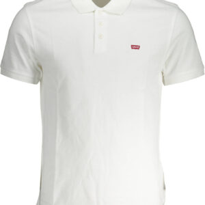 LEVI'S POLO MANICHE CORTE UOMO BIANCO