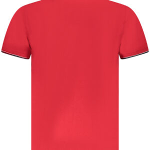 NORWAY 1963 POLO MANICHE CORTE UOMO ROSSO