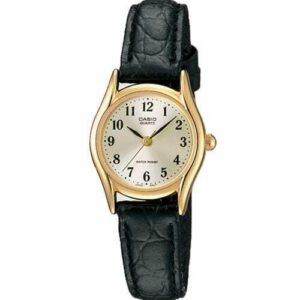 CASIO COLLECTION Mod. ONLY TIME, LEATHER - GOLD