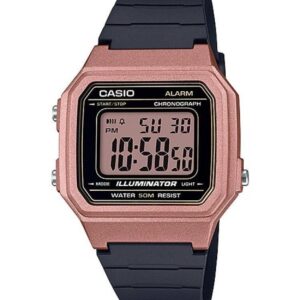CASIO TIMELESS COLLECTION Mod. SPORT ILLUMINATOR WR 50M, ALARM, CHRONOGRAPH - BRONZE - METAL SERIE