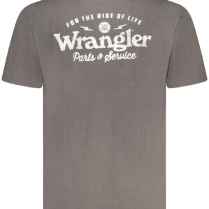 WRANGLER T-SHIRT MANICHE CORTE UOMO NERO