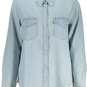 LEVI'S CAMICIA MANICHE LUNGHE DONNA AZZURRO