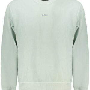 HUGO BOSS FELPA SENZA ZIP UOMO VERDE