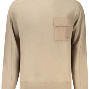 HUGO BOSS FELPA SENZA ZIP UOMO BEIGE