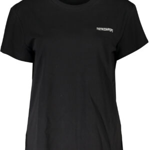 PATRIZIA PEPE T-SHIRT MANICHE CORTE DONNA NERO