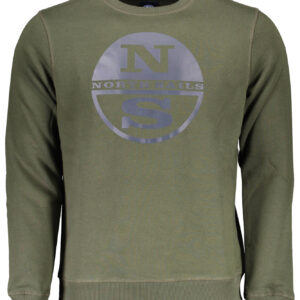 NORTH SAILS FELPA SENZA ZIP UOMO VERDE