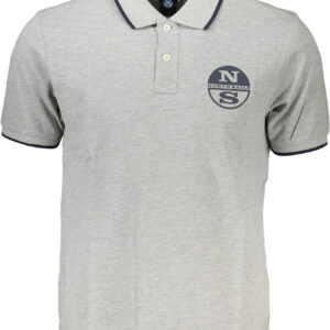 NORTH SAILS POLO MANICHE CORTE UOMO GRIGIO