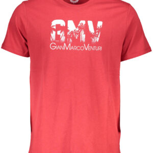 GIAN MARCO VENTURI T-SHIRT MANICHE CORTE UOMO ROSSO