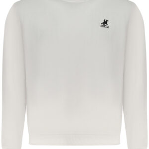 U.S. GRAND POLO FELPA SENZA ZIP UOMO BIANCO
