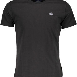 LA MARTINA T-SHIRT MANICHE CORTE UOMO NERO