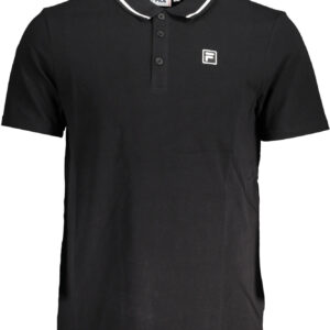 FILA POLO MANICHE CORTE UOMO NERO